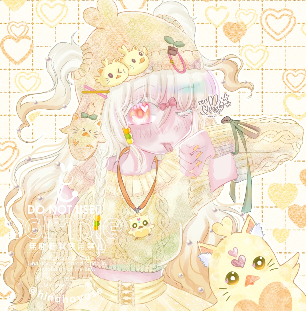 可愛い女の子のアイコン描きます キュートをお届け♡貴方のSNSを可愛く彩りませんか？ イメージ10