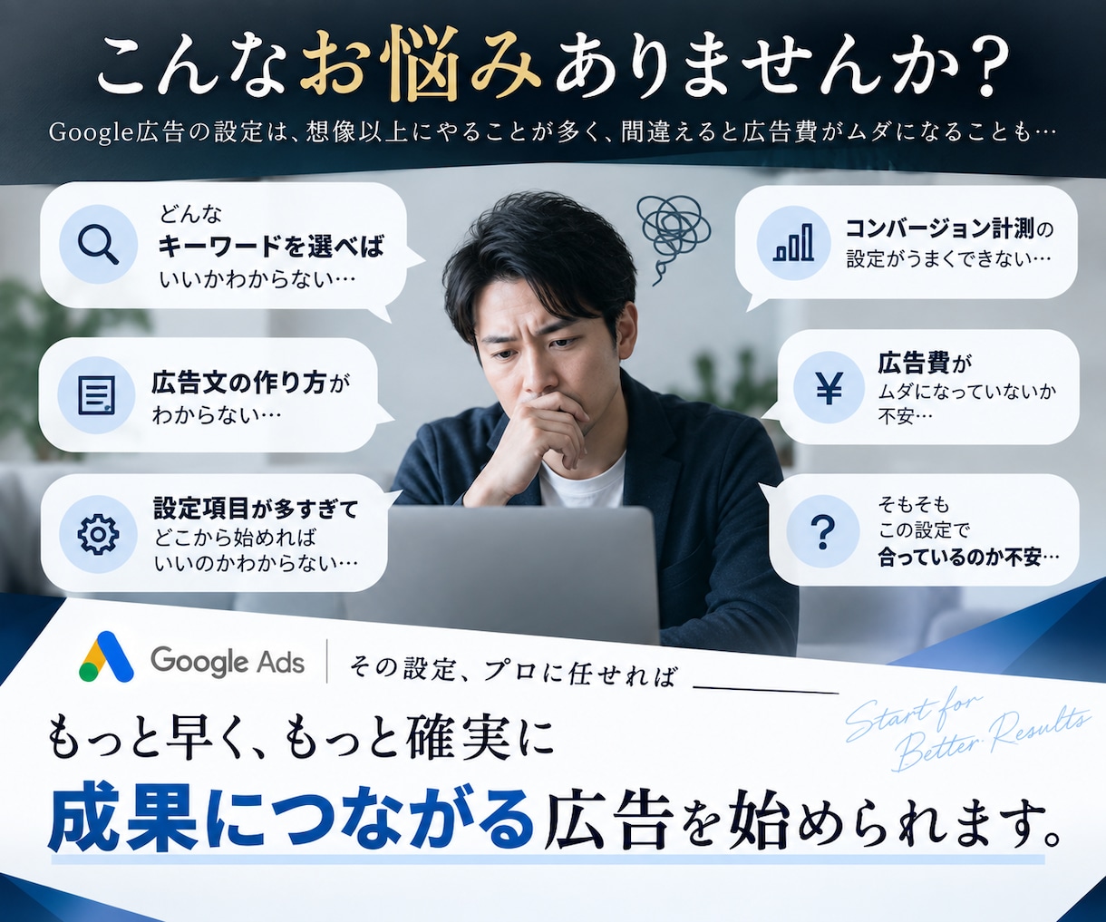 Google広告の初期設定を認定資格者が行います キャンペーン作成からコンバージョン設定までまとめて対応 イメージ2