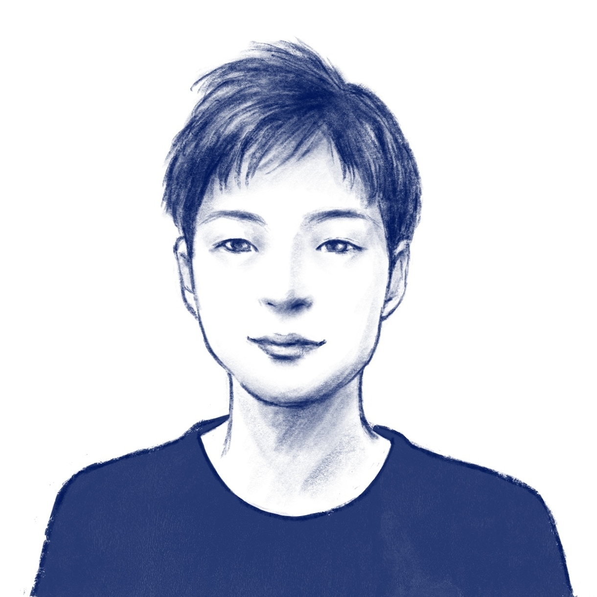 アイコン/名刺似顔絵　モノクロで柔らかく描きます 社員紹介での実績あり/＊実物より美しく仕げます＊ イメージ4
