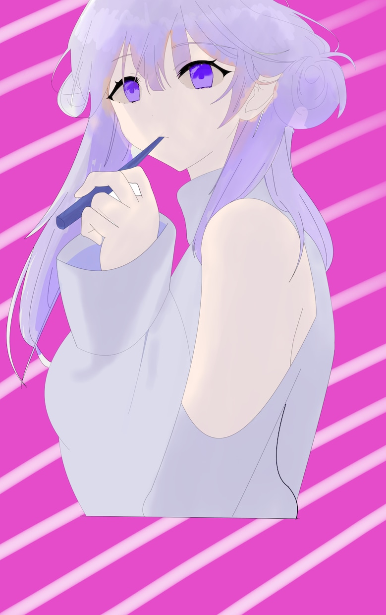 可愛い女の子を作成できるます 色々な可愛いポーズをかけます。 イメージ1