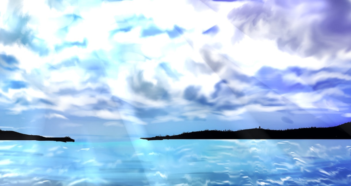 あなたのためだけの空を描きます 背景やロゴのデザインに、あなたのためだけの空を描きます。 イメージ5