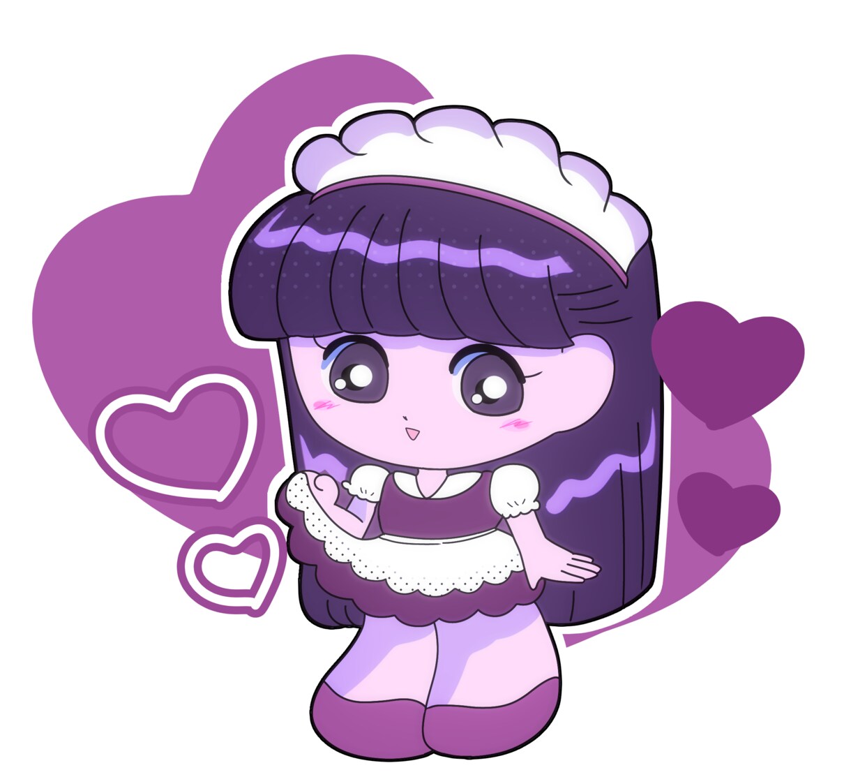レトロポップで可愛いミニキャラ描きます アイコンやグッズ作成に♪似顔絵もOK♪ イメージ3