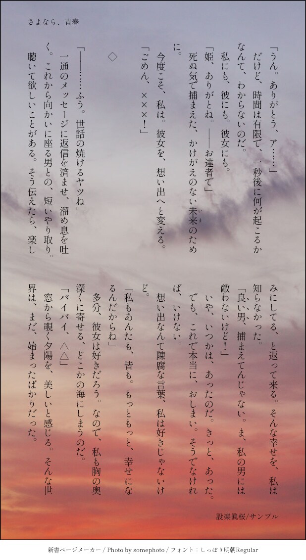 あなたのための小説を執筆致します 一次・二次、夢、3L対応可能です。 イメージ5