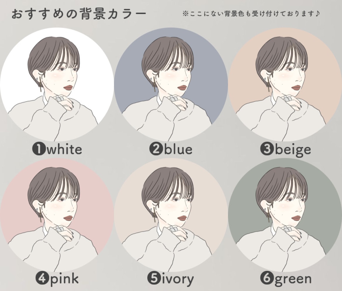 雰囲気を惹き出すシンプルイラスト作成します 芸能人のお写真でもOK！＊あなただけの特別な線画イラスト＊ イメージ8
