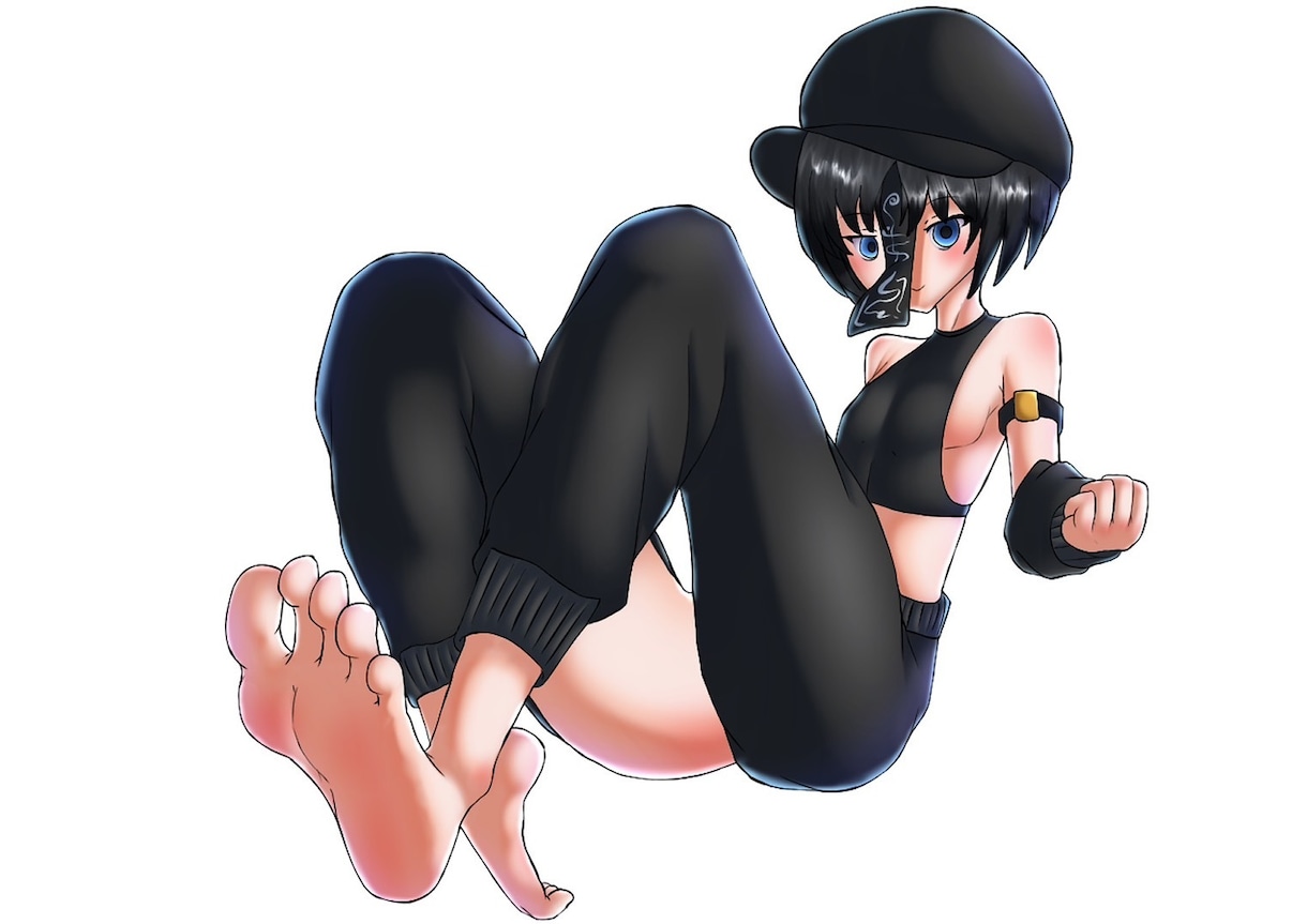 女の子の好きなキャラオリジナルのキャラ描きます 女の子と足裏や脇、腹筋などのフェチも描けます イメージ8