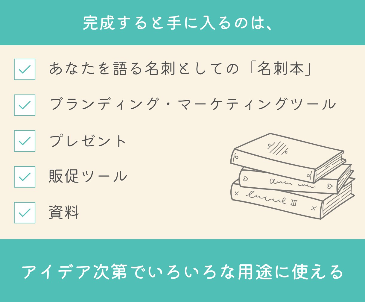 ペーパーバックデータ（POD）作成します 【表紙計算不要！】いろいろなシーン・用途で活用ができます！ イメージ2