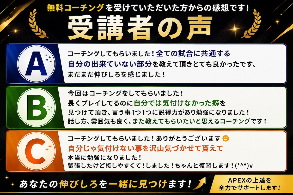 PC版 Apex Legendsのコーチングします プレデター＆現競技勢が教える優しいApexコーチング！ イメージ2