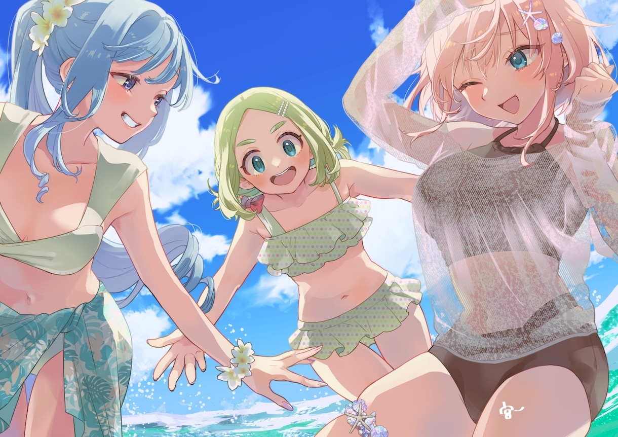 イラスト（一枚絵）制作します 商用利用OK！Vtuber活動者様や個人観賞に イメージ4