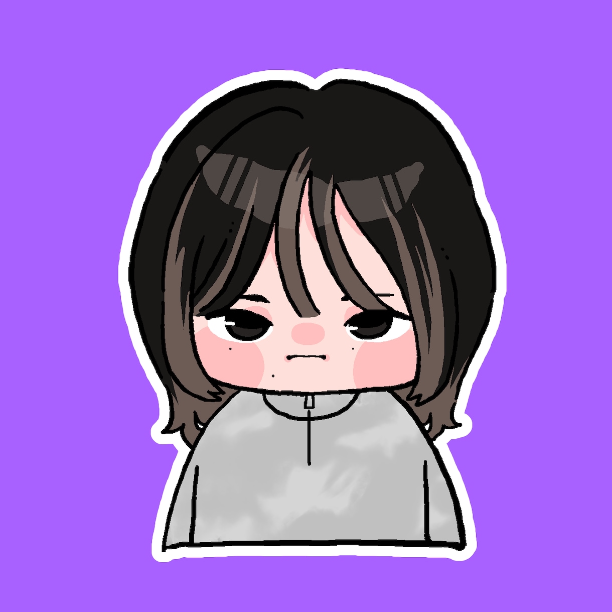 もちもちしたイラスト描きます 「大好き」を詰めた理想の似顔絵を描きます イメージ3