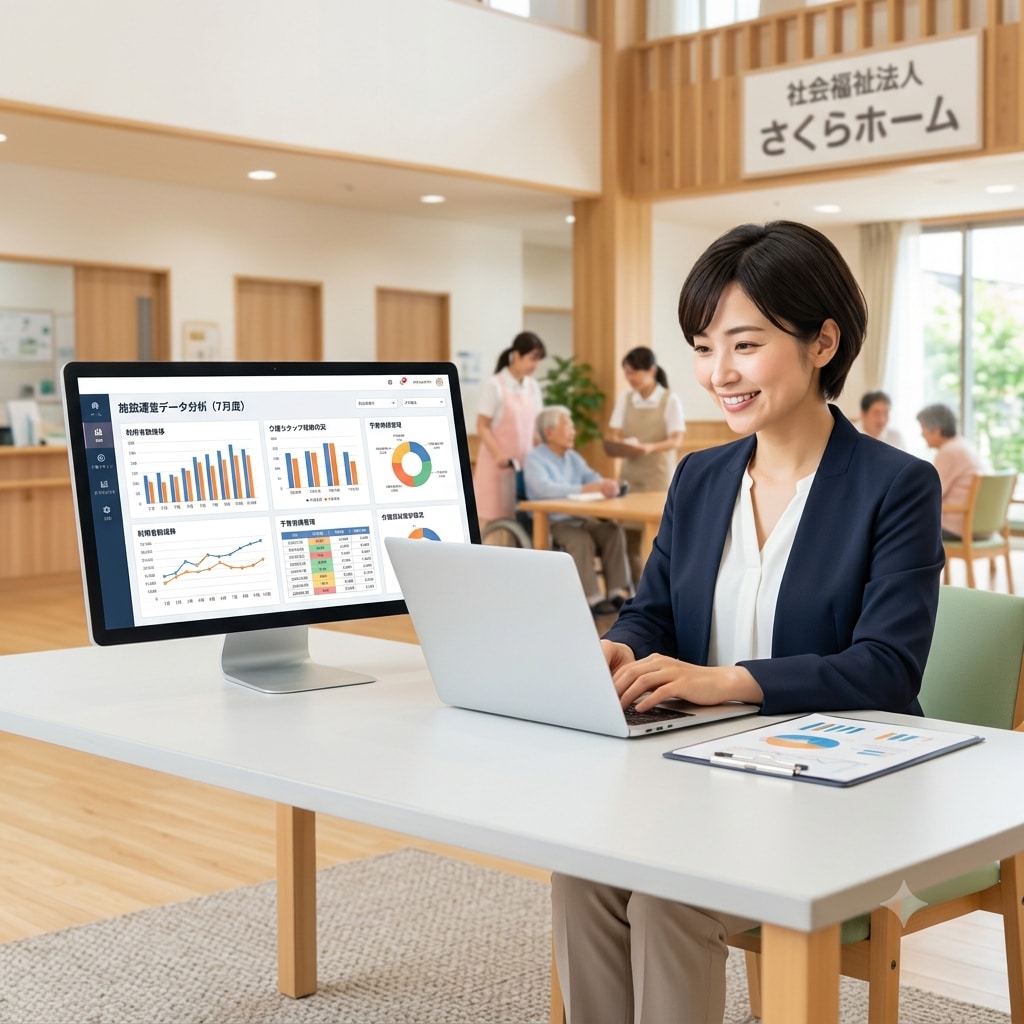 福祉施設のデータ集計をExcelで代行します 勤怠・利用者・稼働率などを見やすく集計 イメージ1