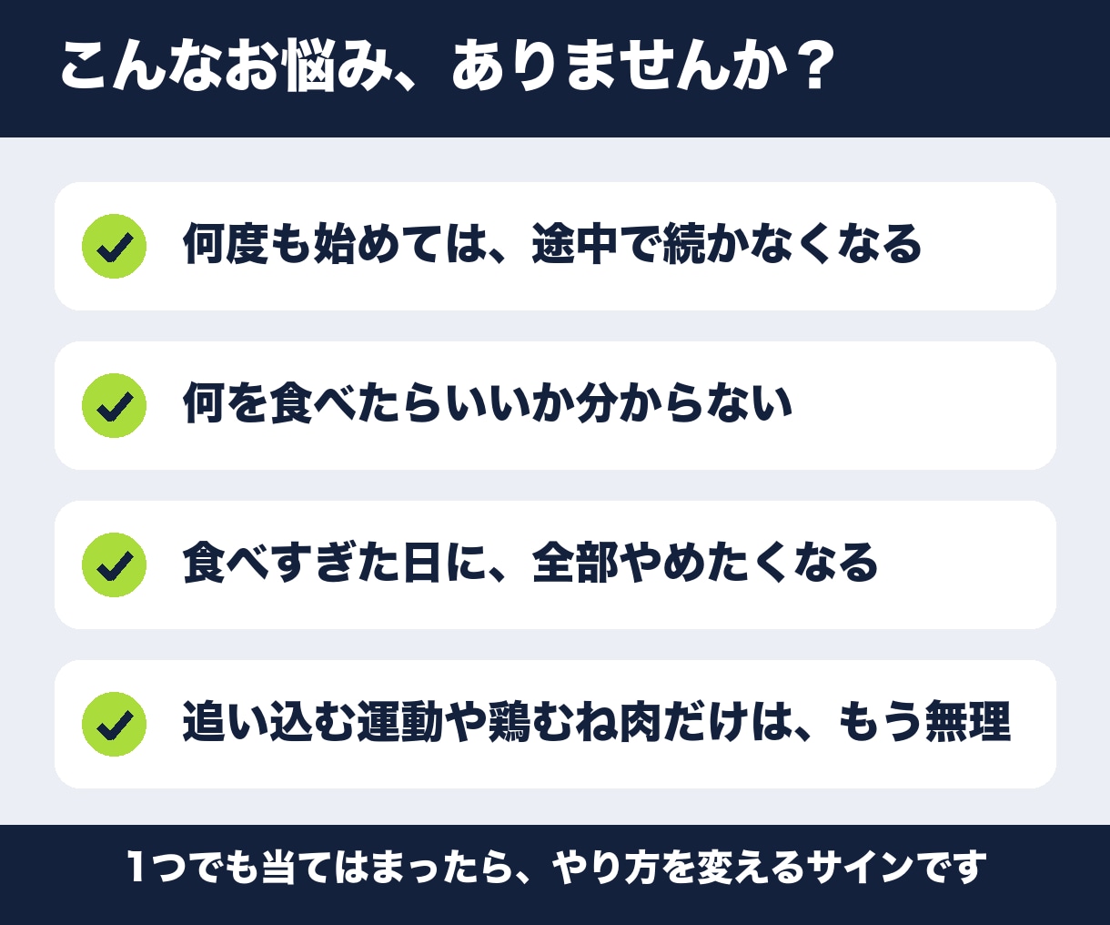 1日3分の記録だけ！食事を週1で見て整えます 禁止食ゼロ・運動は任意・毎日きっちりできなくて大丈夫 イメージ2