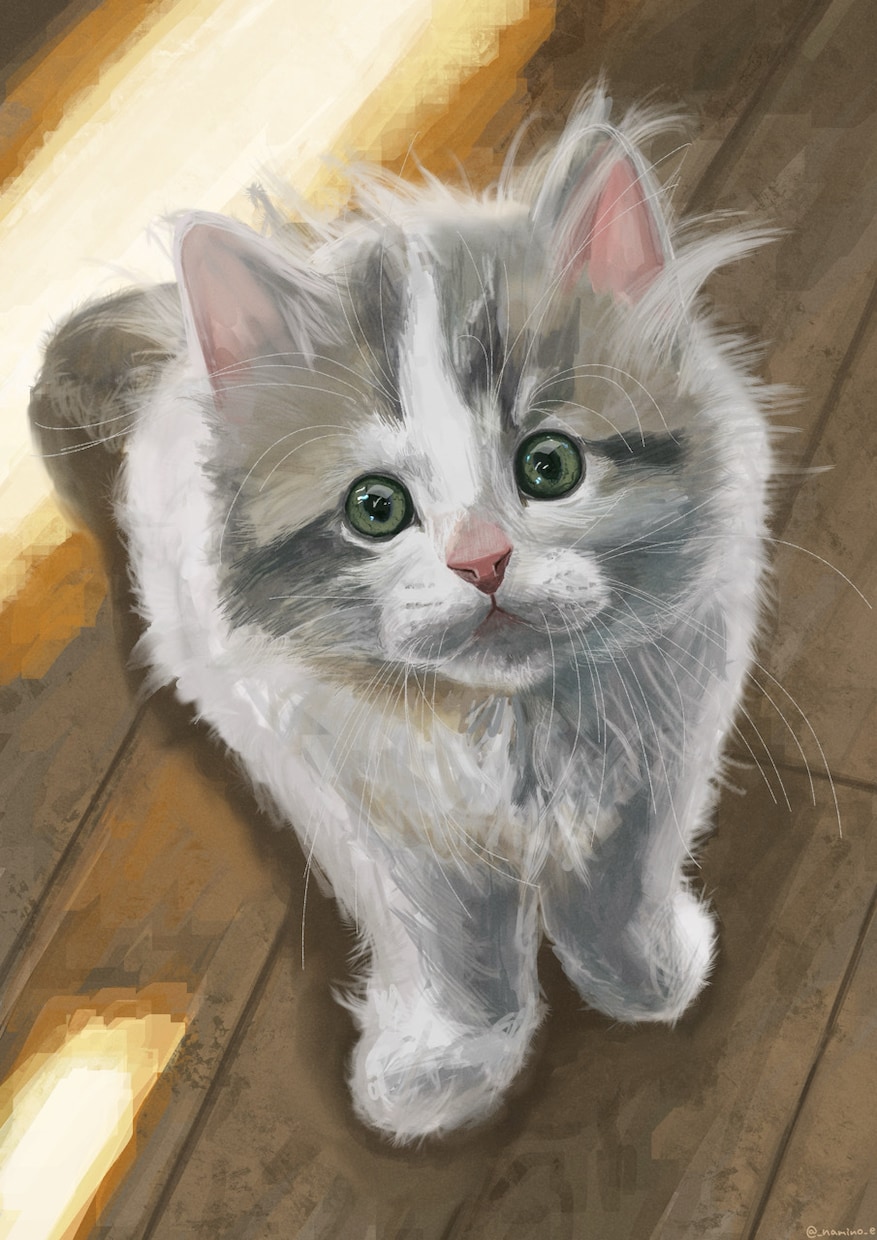 あなたのペットをイラスト化します 送っていただいた写真を参考にイラスト化させていただきます！ イメージ1