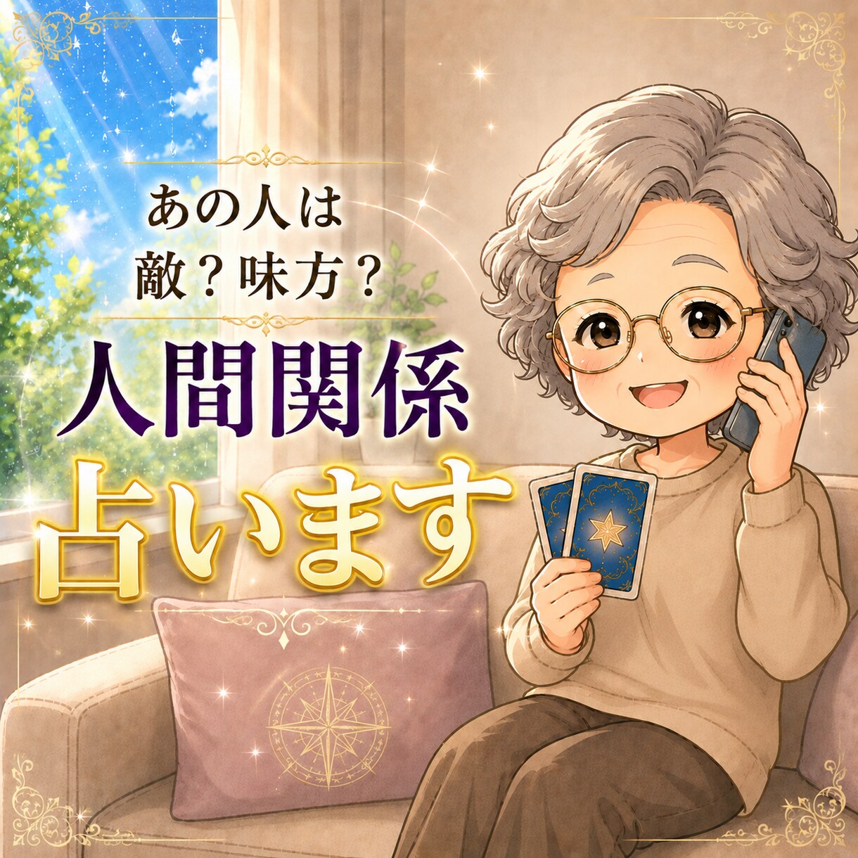 どう思われてる？人間関係の悩みを占います 職場・友人・家族・ママ友…気になる関係を占います イメージ1
