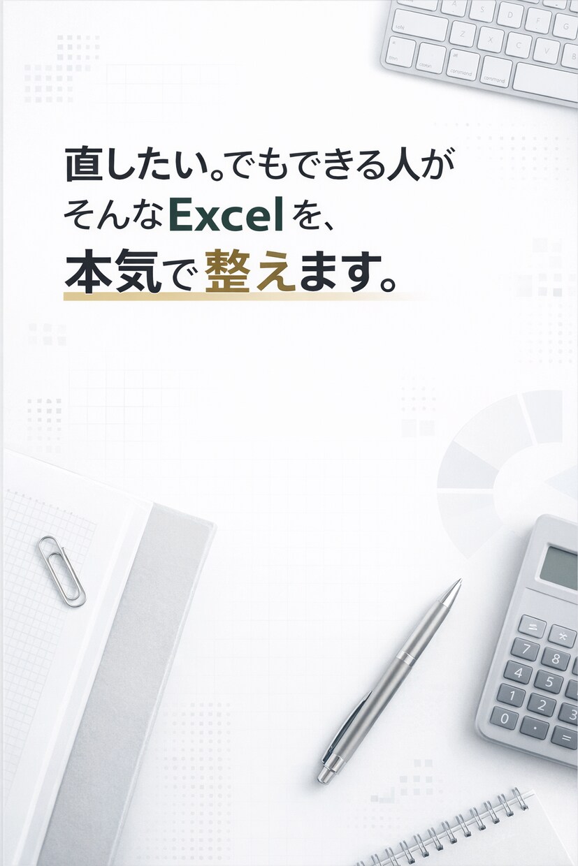 直したいけど直せない。そんなExcelを整えます 現場と生産管理、経験20年の私が使えるExcelに整えます イメージ1
