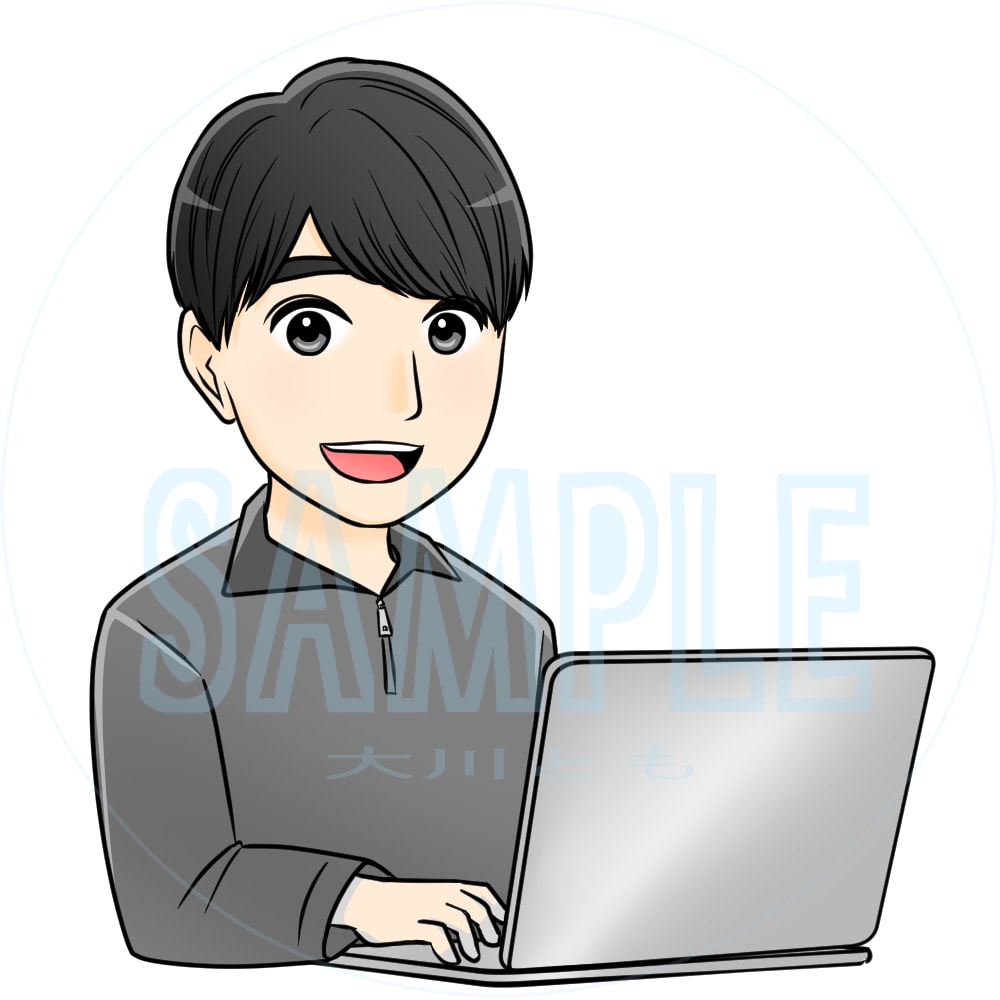 男性オススメ✨Twitter/Xのアイコン描きます Twitter/X 、インスタ、YouTubeなどアイコンに イメージ4