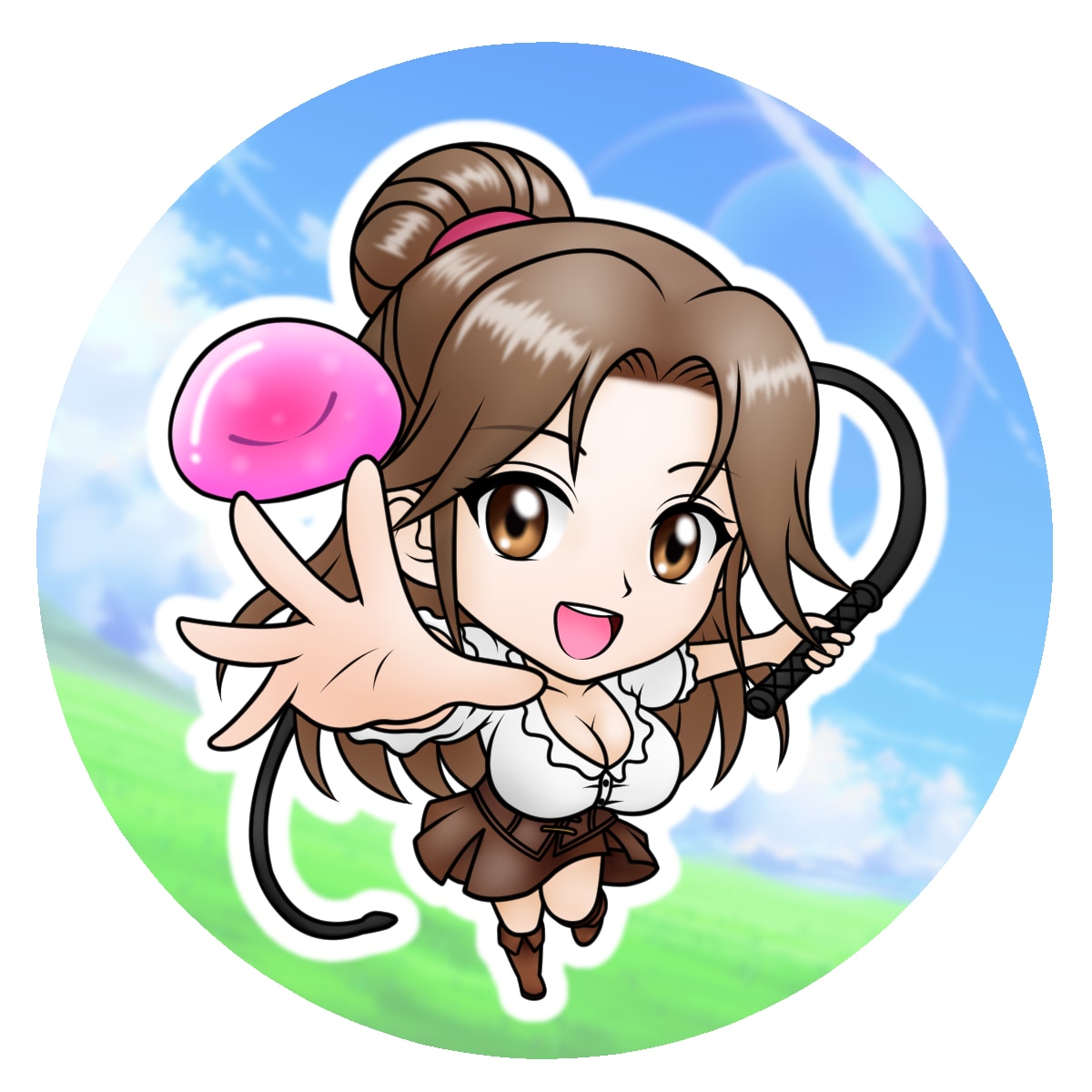 可愛いSNS・VTuberアイコン作成します 親しみやすいちびキャラをお届けします☆全身・顔アップ対応 イメージ3