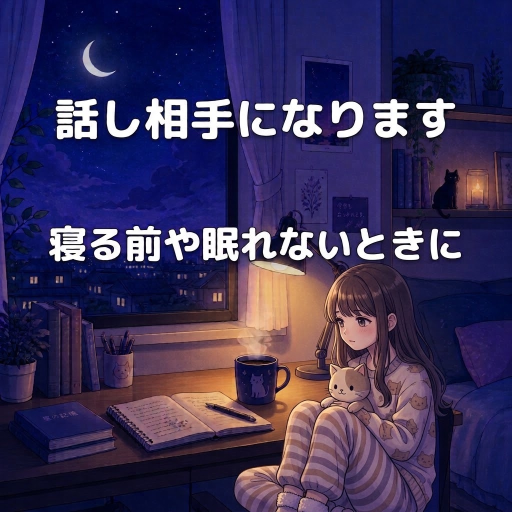 男性限定⭐︎1分からの話し相手になります 眠れない夜の話し相手に。愚痴や短時間トークも大歓迎 イメージ1
