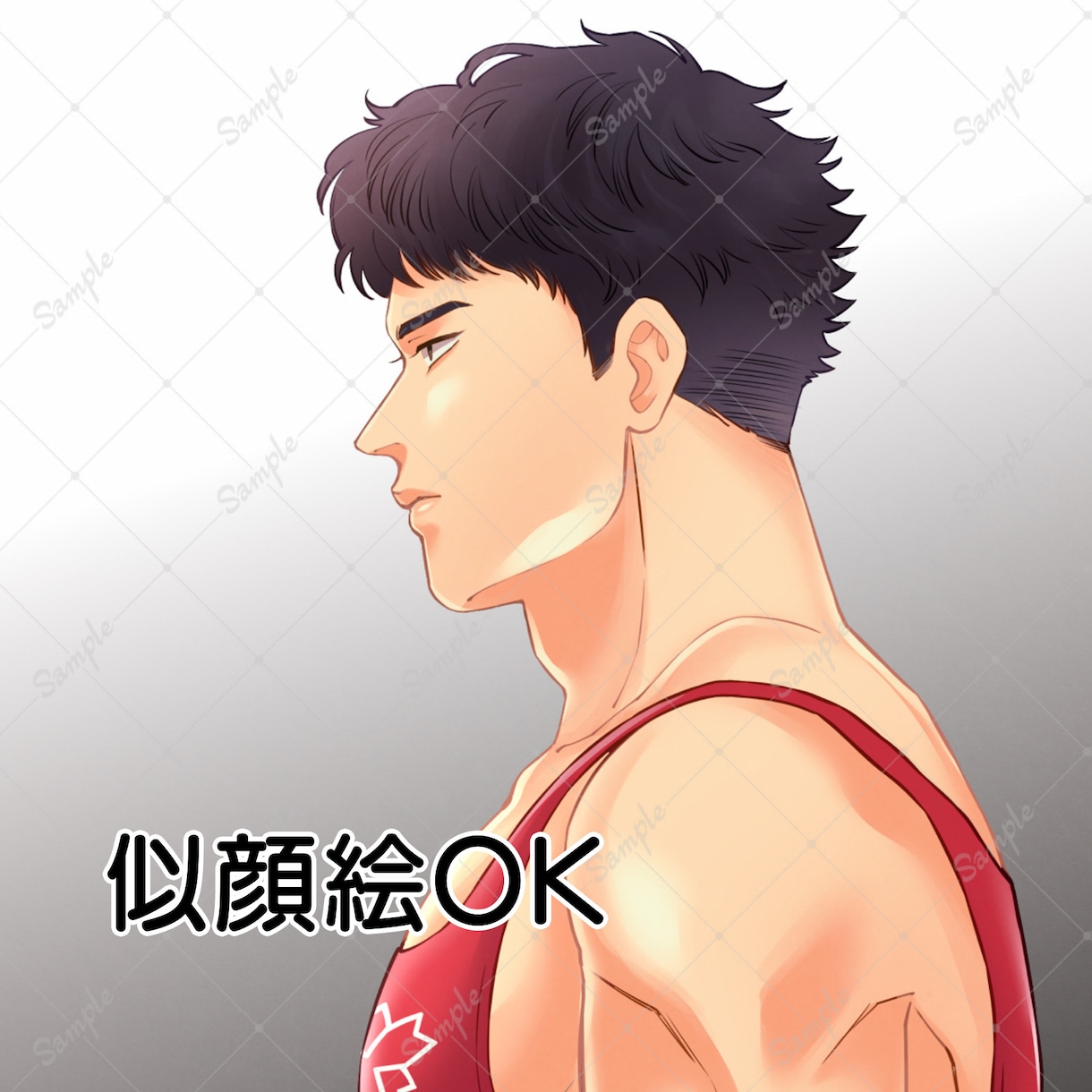 かっこいい似顔絵イラスト、アイコン描きます 安価でイラストを作成！イケメン〜おじ様、ケモノ、美少女まで イメージ1
