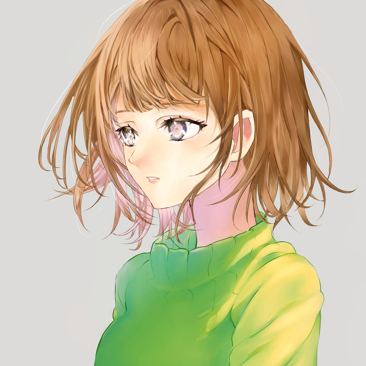 SNSアイコンイラストの制作引き受けます 透明感のあるイラスト届けます！ イメージ2