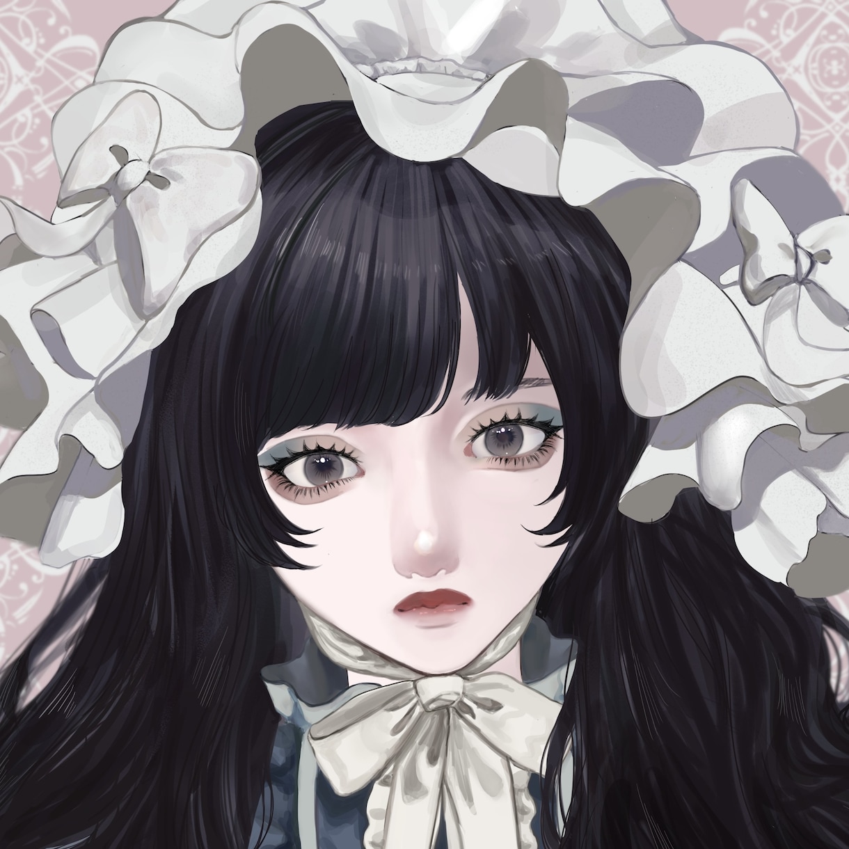 美麗な女の子のアイコン描きます SNSで理想のアイコンが欲しい方へ！ イメージ1