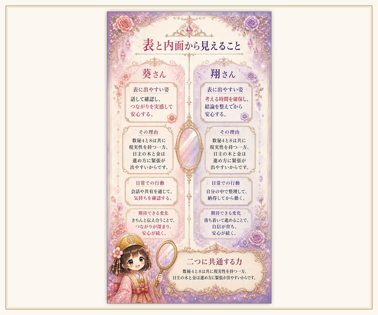 恋愛・仕事・相性などPDF鑑定書を作成します 恋愛・仕事・相性・復縁・子ども鑑定から一つ選べます イメージ5
