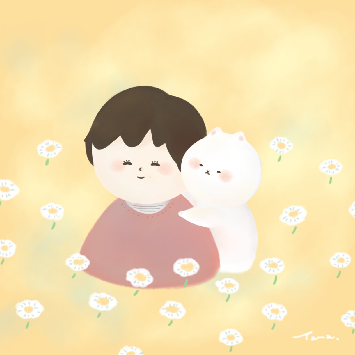 猫ちゃんと一緒に似顔絵を描きます 大切な家族との絆をカタチに残しませんか？ イメージ3