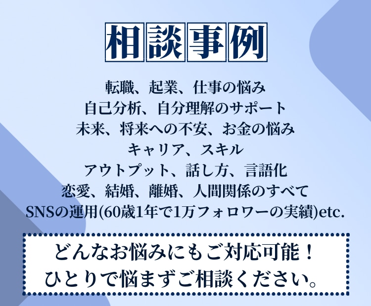 中小企業経営者・個人事業主が抱える悩みに即答します 超破格サービス！経営23年の経験値をすべて提供いたします！ イメージ5