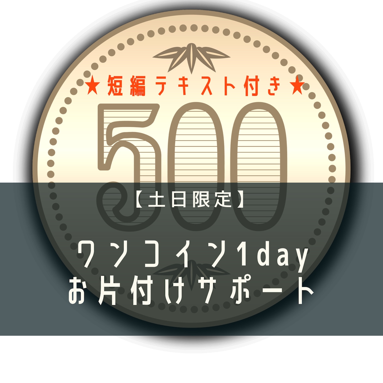 お試しワンコイン1dayで片付けサポートします 【土日限定＊テキスト付き！】片付け方が分からないあなたに！ イメージ1