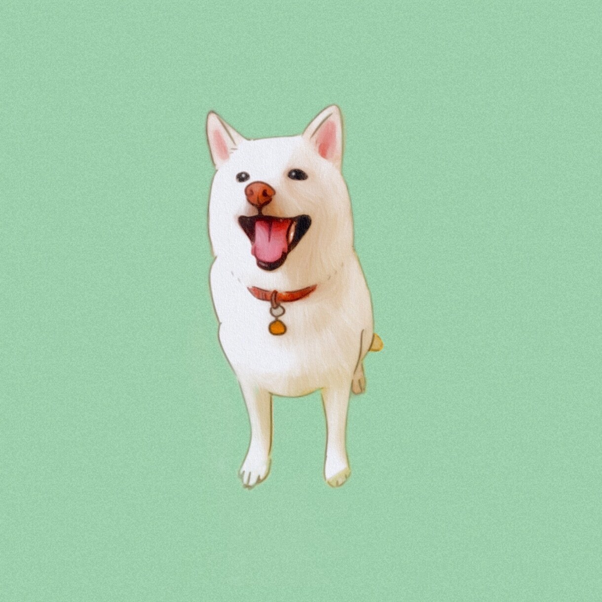 あなたのペットをイラストにします お写真を基にイラストを描きます イメージ5