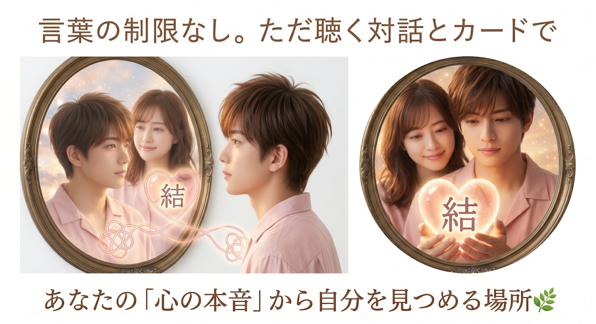 人生に疲れた時◆医者や周りに言えない本音を聴きます 自己否定をやめたい方へ。心に余白と「今のままでいい」安心感を イメージ1