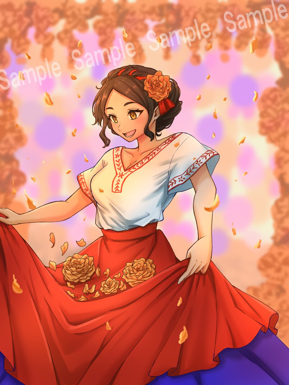 ご要望に沿ったイラスト制作いたします 異国風、民族衣装のイラストお任せください！ イメージ1