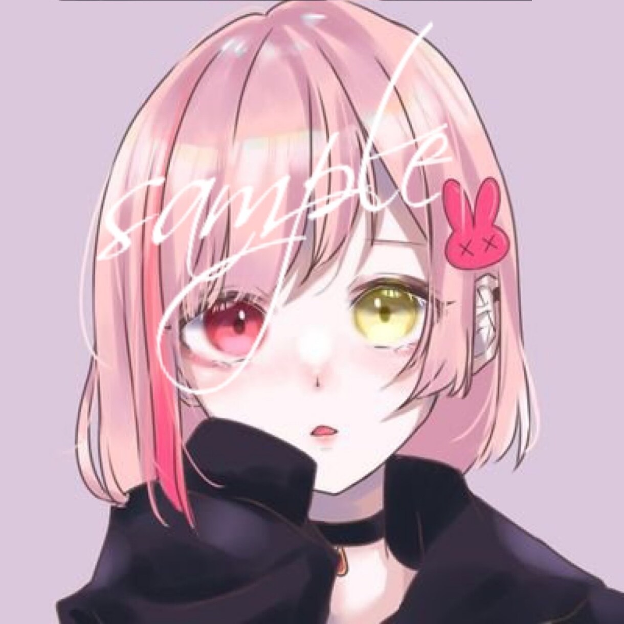 透明感のあるイラスト制作致します SNSアイコン、動画用1枚絵、キャラデザなど様々なイラスト イメージ8