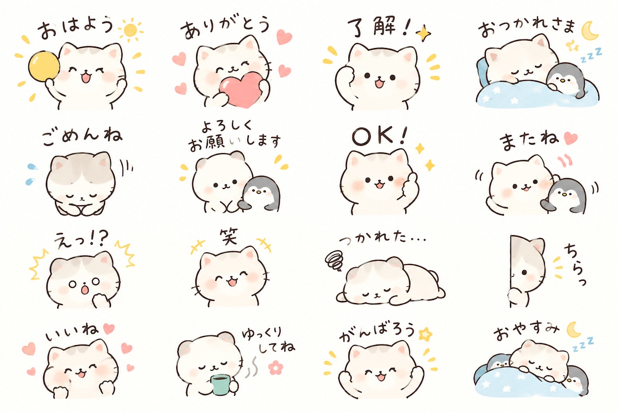 老若男女に喜ばれます 日常LINEで使える！ゆるかわLINEスタンプ イメージ2