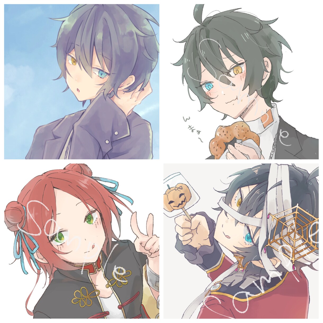 SNS等のアイコン描きます ミニキャラもOK！あなたのオリキャラ・イメキャラ描きます イメージ3