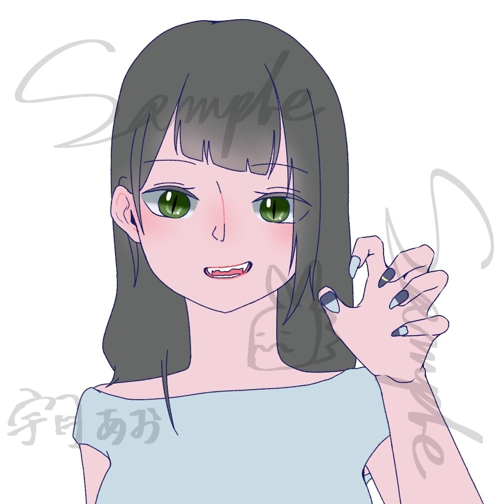 何度でも修正◎アイコン制作承ってます 可愛く安価に迅速に、がモットーです！各SNSのアイコンに❀ イメージ2