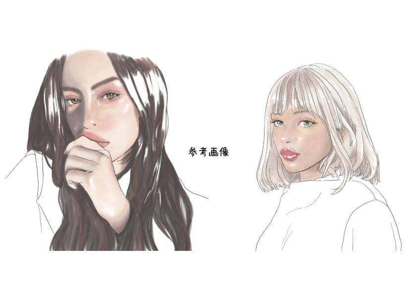 お写真の代わりに＊おしゃれな似顔絵お描きします SNSのアイコン、誕生日プレゼントやインテリアにも◎ イメージ7