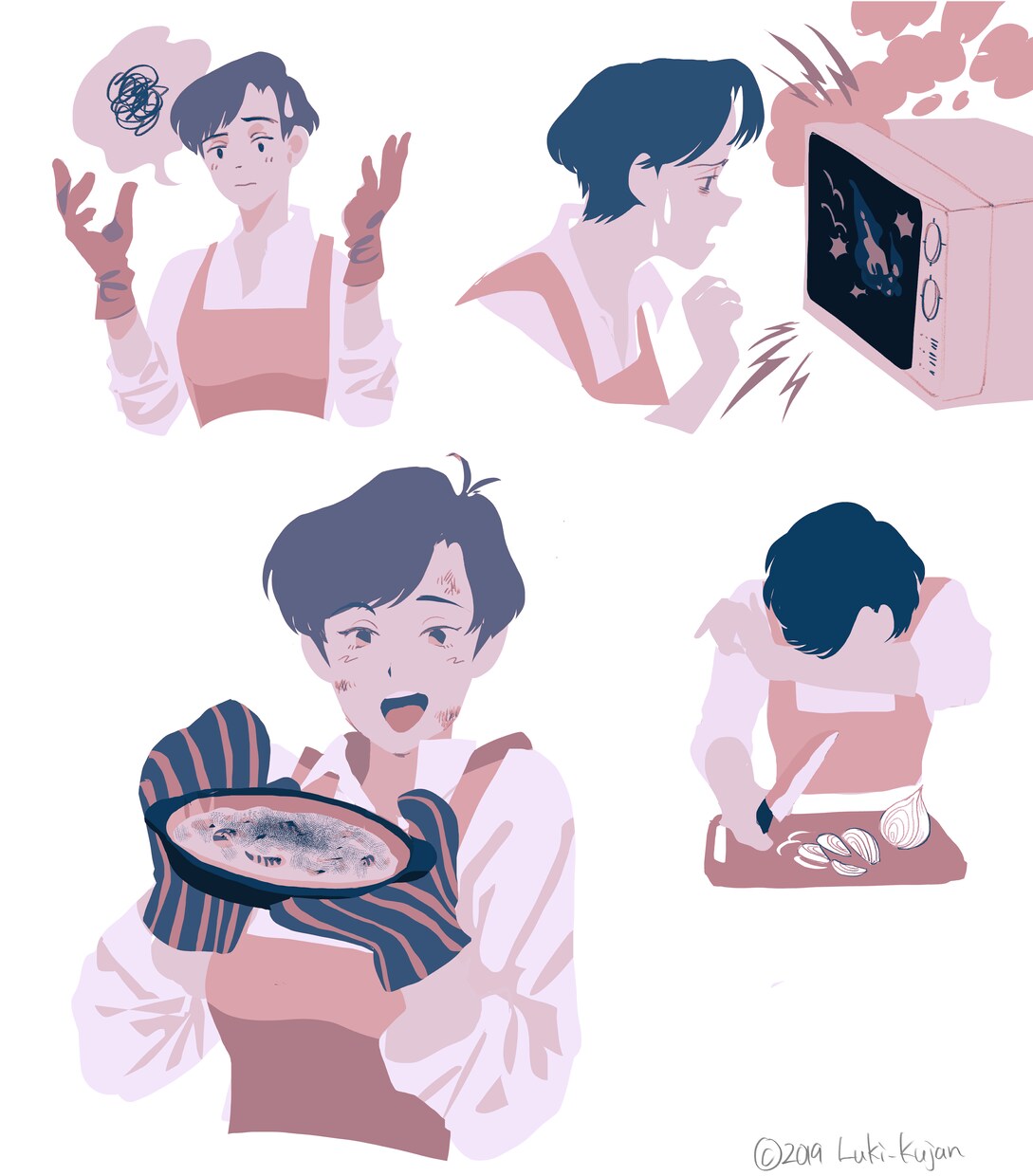 シンプルで等身の高い人物イラストお描きします 使いやすくポップ、でもシンプルすぎない絵がほしい方へ。 イメージ2