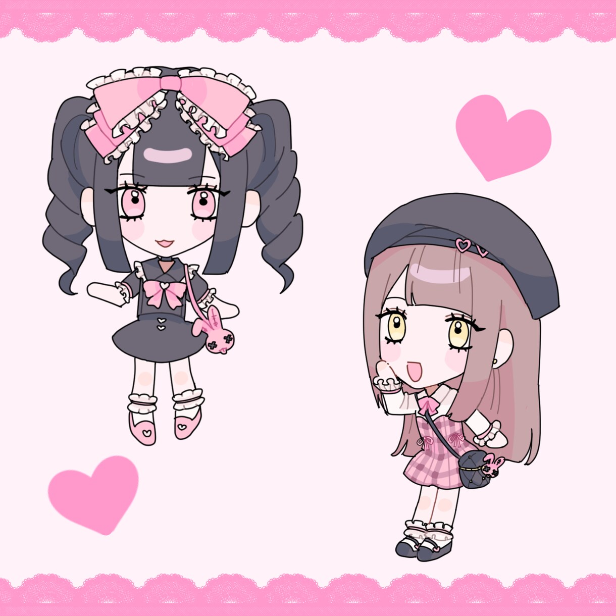 かわいいミニキャライラストを制作します SNSアイコン、プレゼント、配信、グッズ等に！ イメージ3
