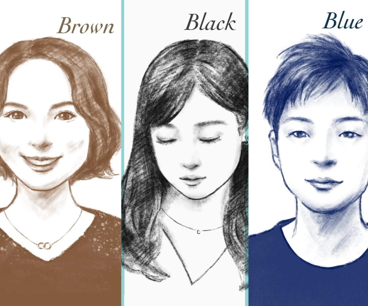 アイコン/名刺似顔絵　モノクロで柔らかく描きます 社員紹介での実績あり/＊実物より美しく仕げます＊ イメージ1