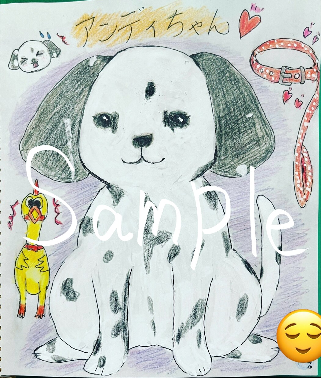 ペットさん中心にご希望のイラストを描かせて頂きます 色鉛筆・パステルで描く温かみのあるイラストが特徴です！ イメージ3