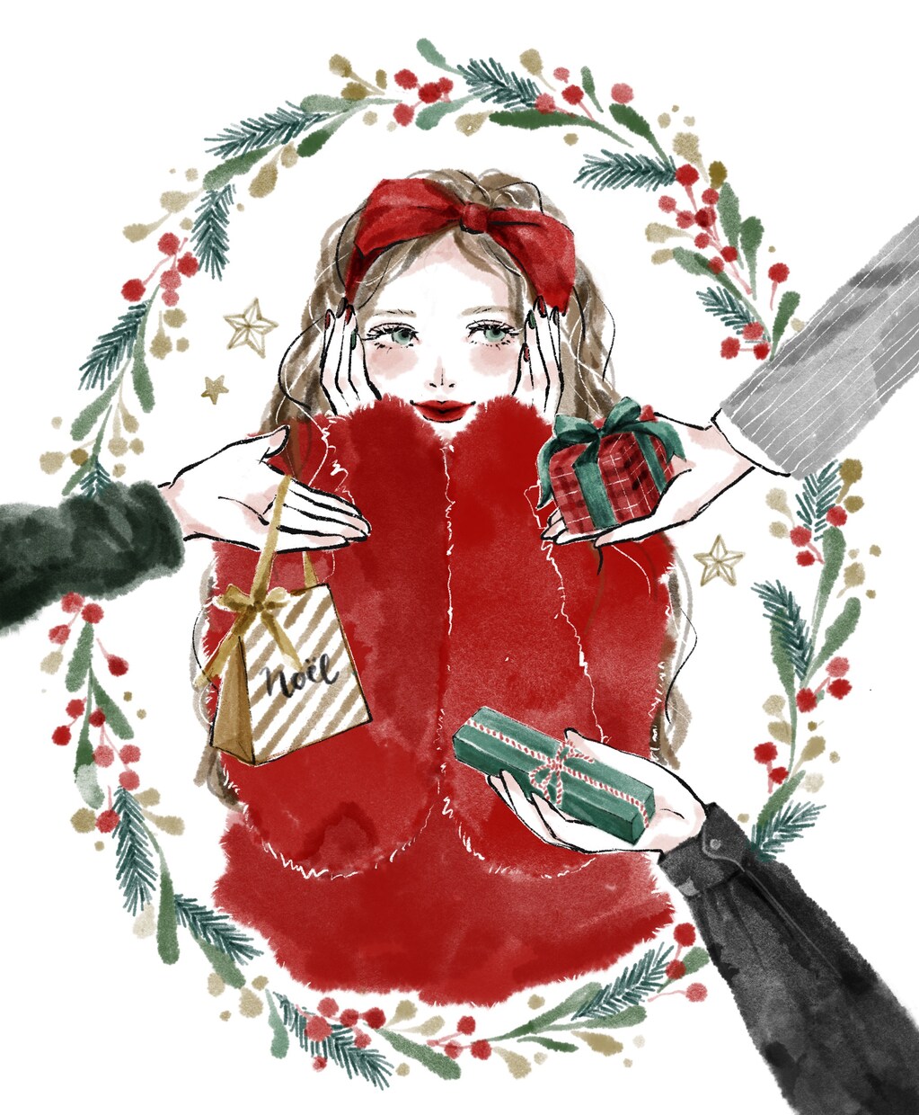 商用OK!オシャレな人物イラスト描きます 美大で洋画を学んだ絵が描けるデザイナーです♪ イメージ1
