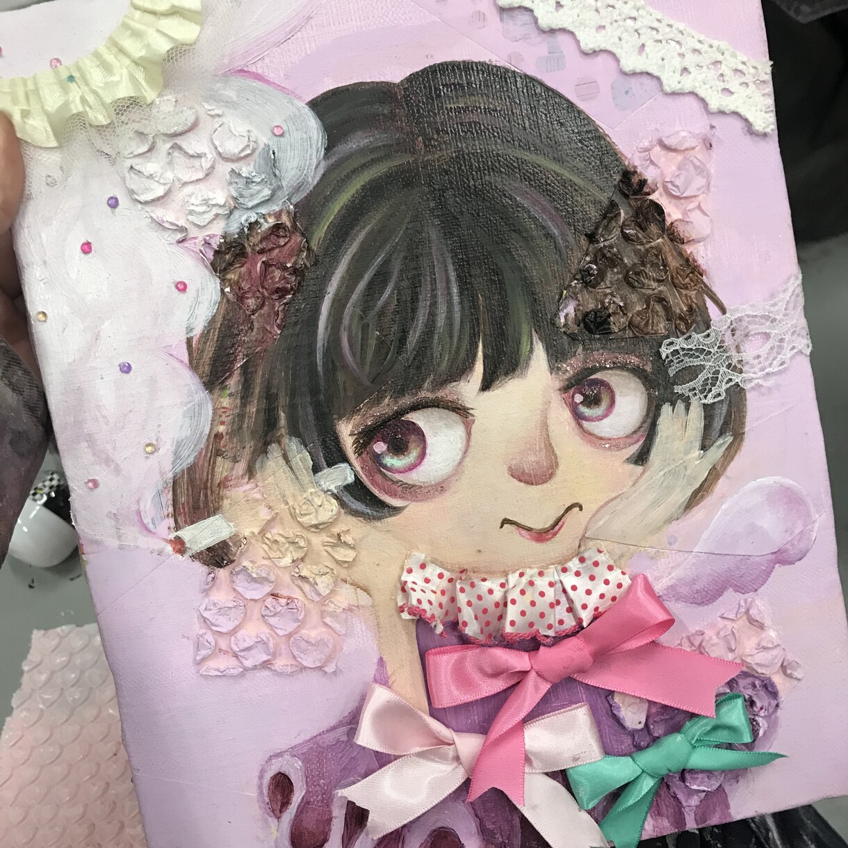 世界一可愛い女の子を描いています。似顔絵描きます プレゼント、記念、その人独特の世界観を出します。 イメージ2