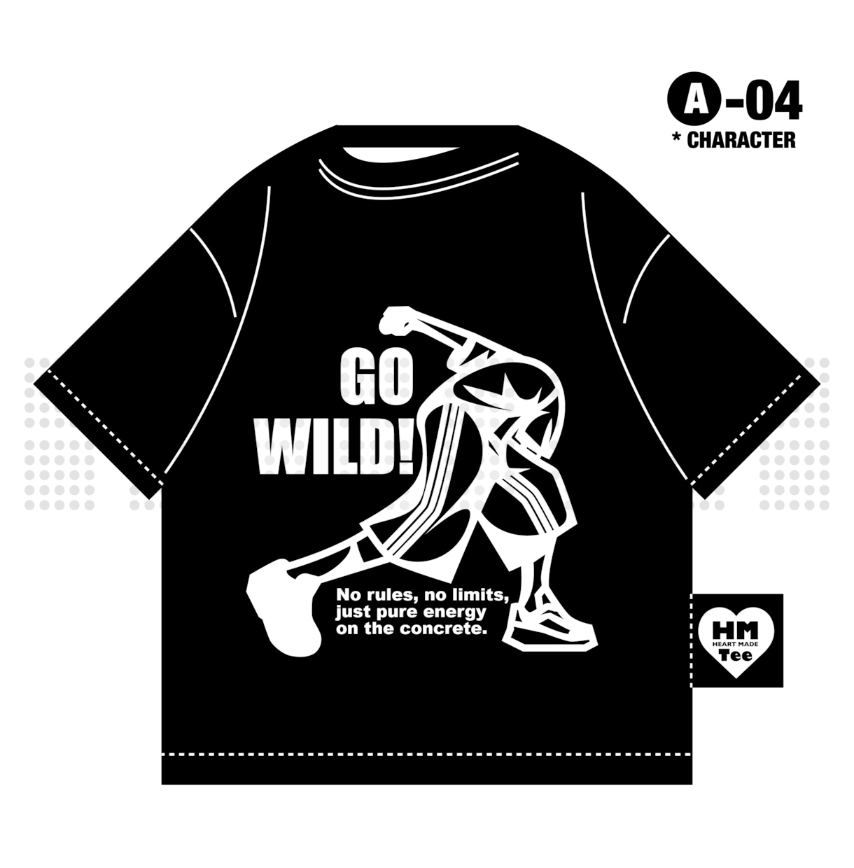 キャラクターメインのお洒落なTシャツデザインします どこで買ったのと聞かれる、プロスペックなTシャツデザイン イメージ5
