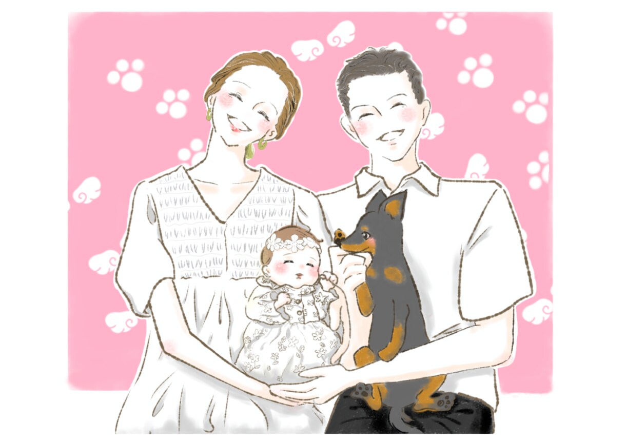 商用◎あなたの『好き』を詰め込んだイラスト描きます 選べるイラストタッチ！オプションでグッズ販売も◎ イメージ3