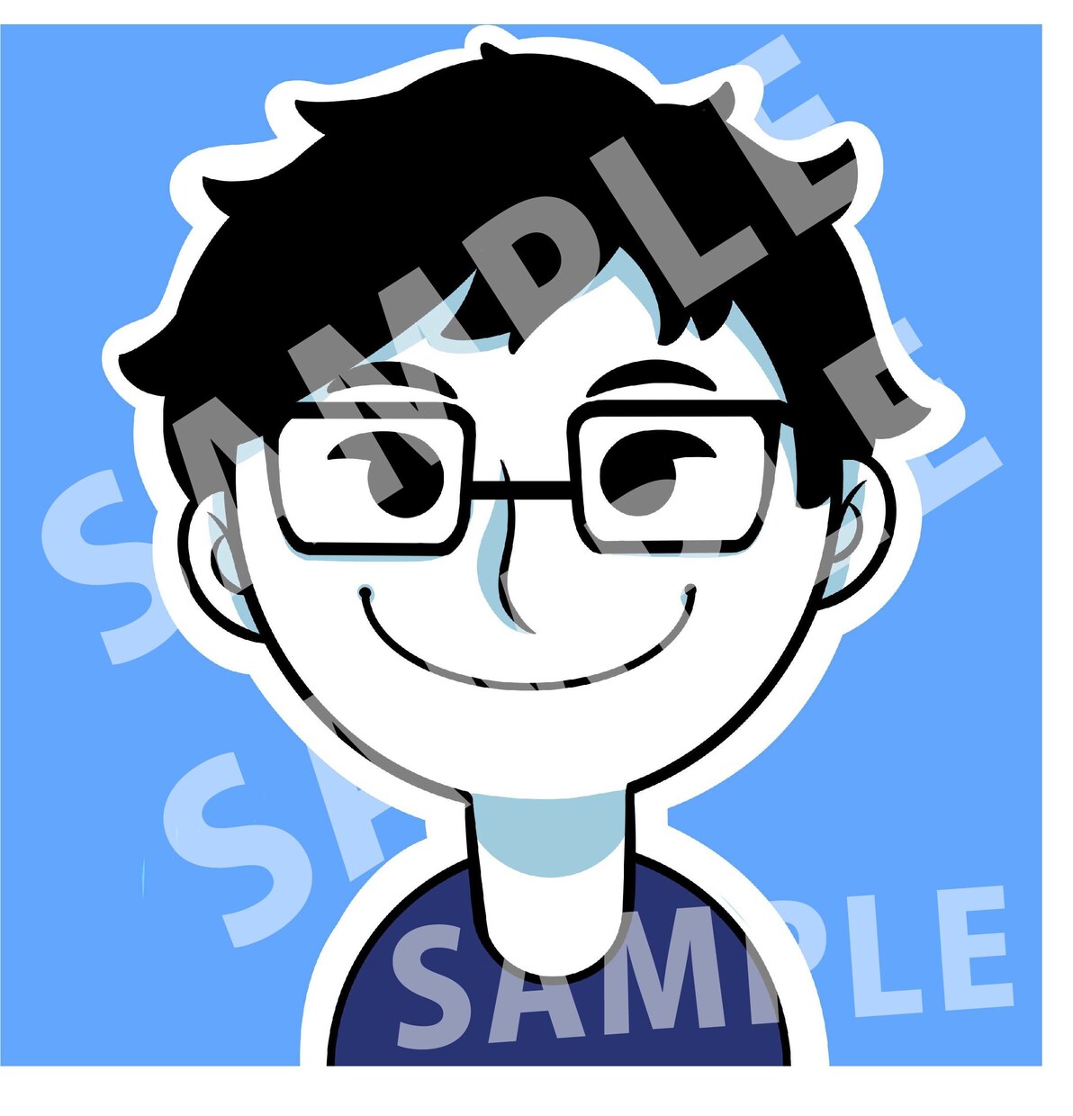 SNSアイコン専用イラスト描きます SNSやのアイコン飽きたならオンリーワンの似顔絵イラスト！ イメージ3