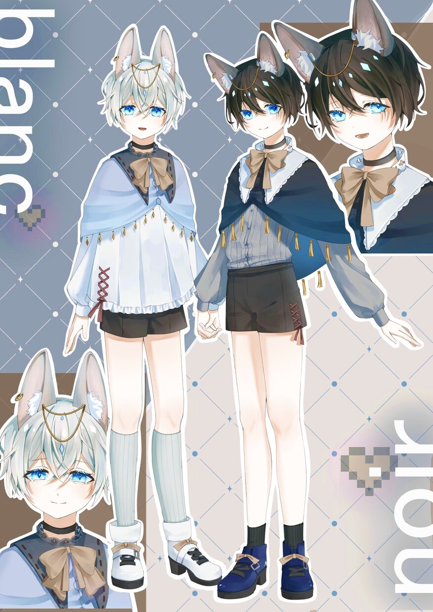 商用可】光溢れる瞳の貴方だけの特別な立ち絵描きます 可愛いからクールまで幅広い立ち絵をお届けします。 イメージ4