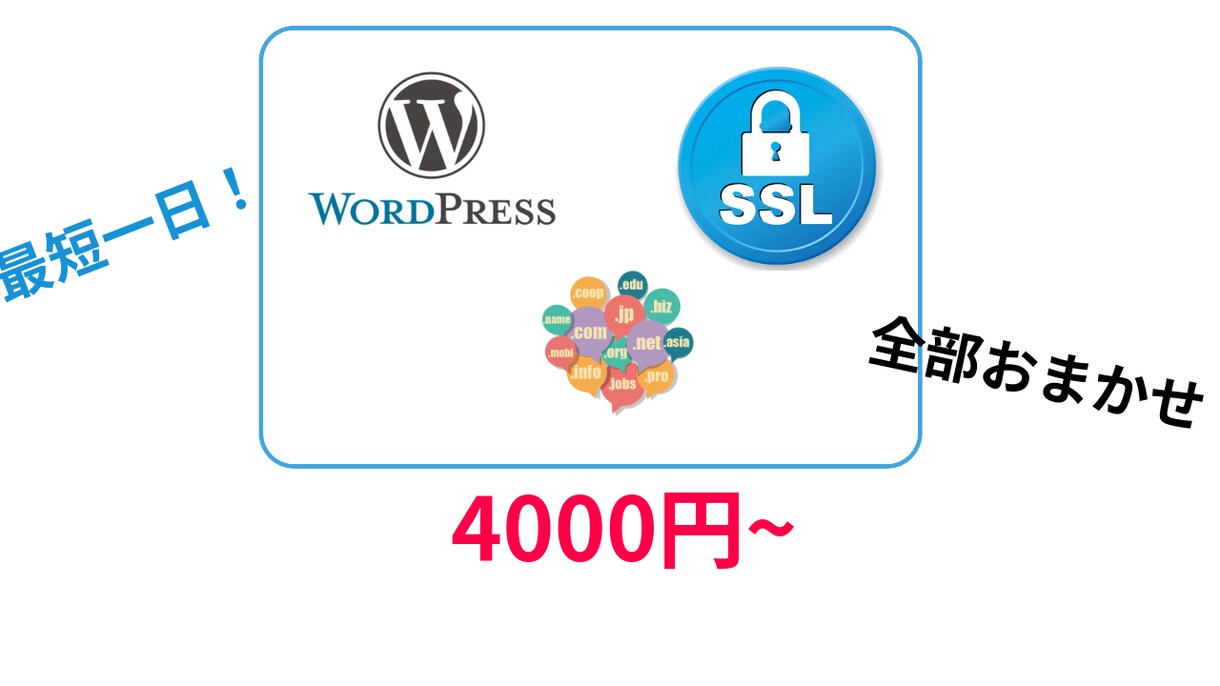全部おまかせ！wordpressブログを作ります 最短1日で納品可能です！！！！！ イメージ2