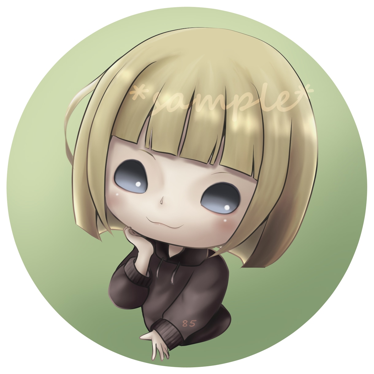 ＳNSやブログなどに使えるアイコン描かせて頂きます 商用可！まるっこいデフォルメキャラをお描きします！ イメージ4