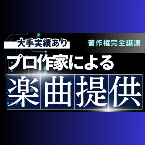 プロ作家があなただけのオリジナル曲を作ります 大手ライブ配信サイトに提供実績ありプロの作家が制作します イメージ1
