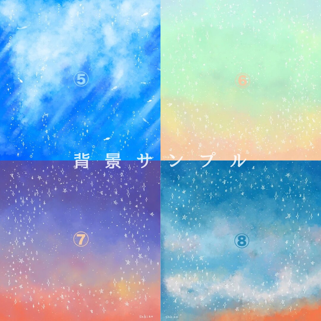 食べ物と空で幻想的なフードイラストを描きます 思い出の記録や記念に！キラキラと美味しそうなフードイラスト！ イメージ3